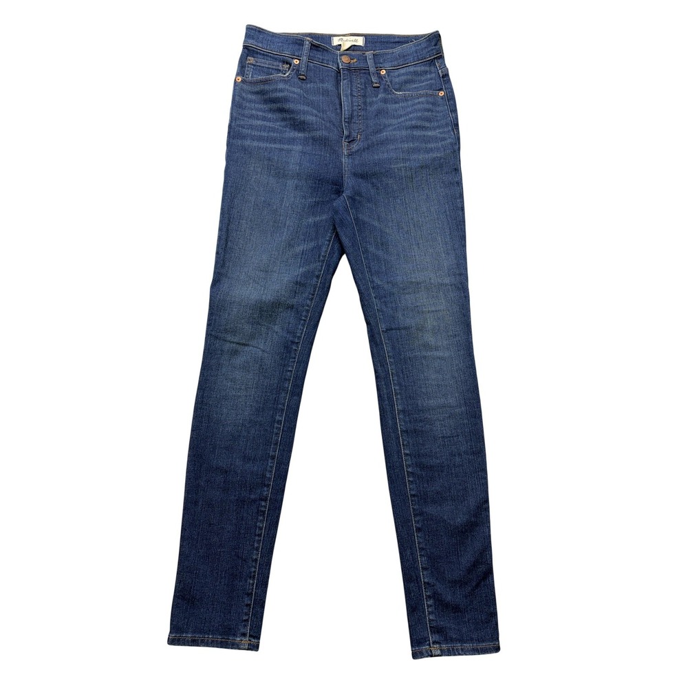 Madewell 11 High Rise Skinny Jeans‎ Womens 27 Blue Medium Wash Stretch Denim